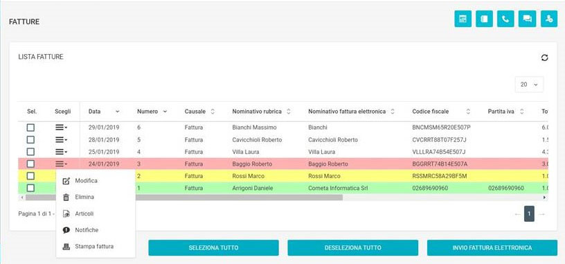 Gestione Fatture Elettroniche