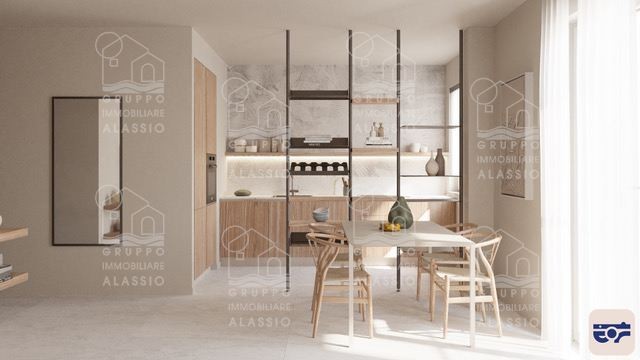 Attico duplex in pieno centro di Alassio con terrazzina vivibile